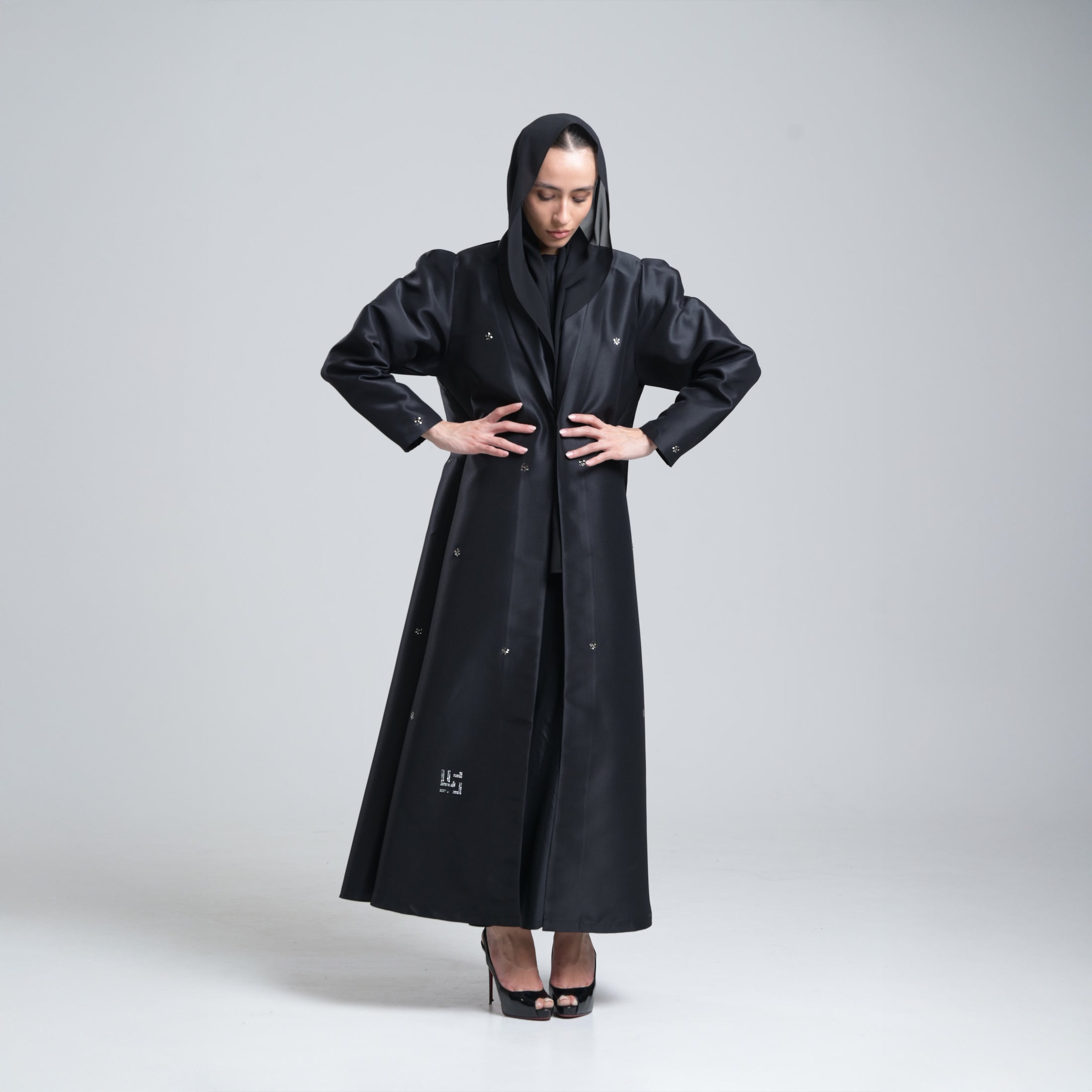 Black Kianna Abaya