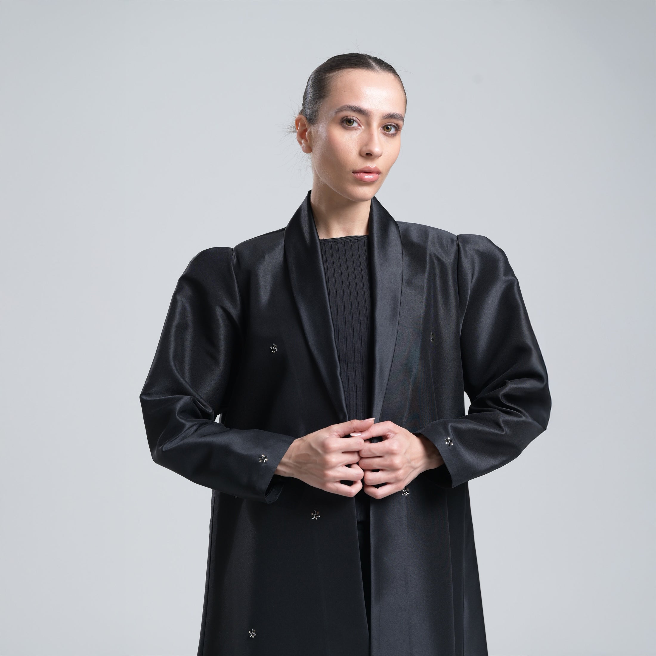 Black Kianna Abaya