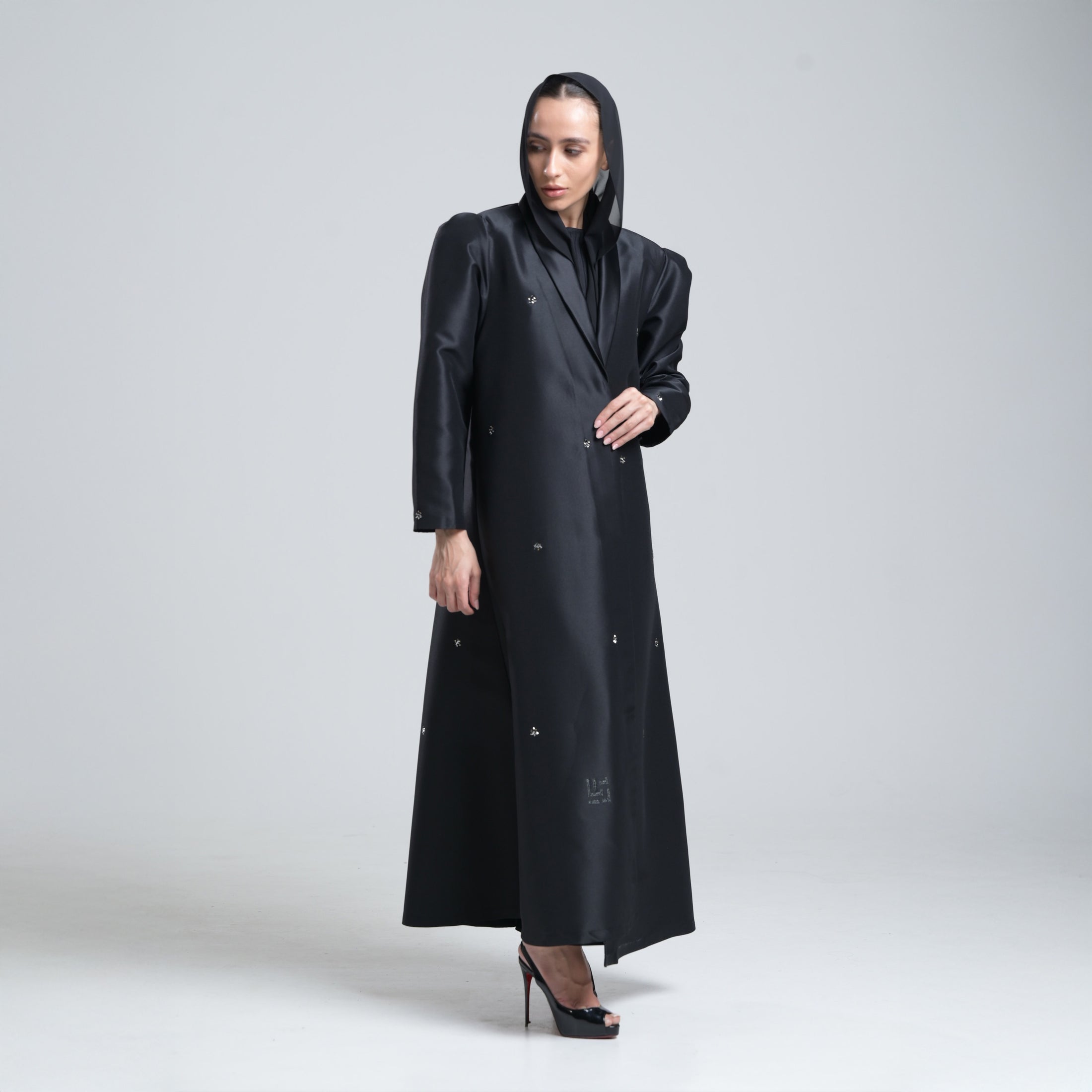Black Kianna Abaya