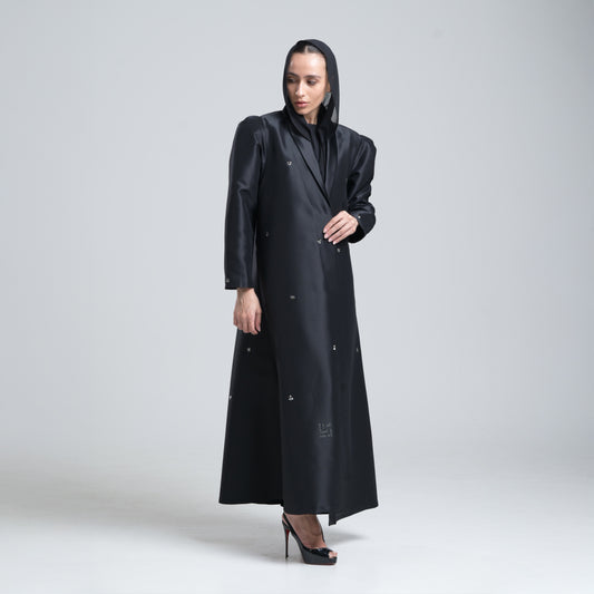 Black Kianna Abaya