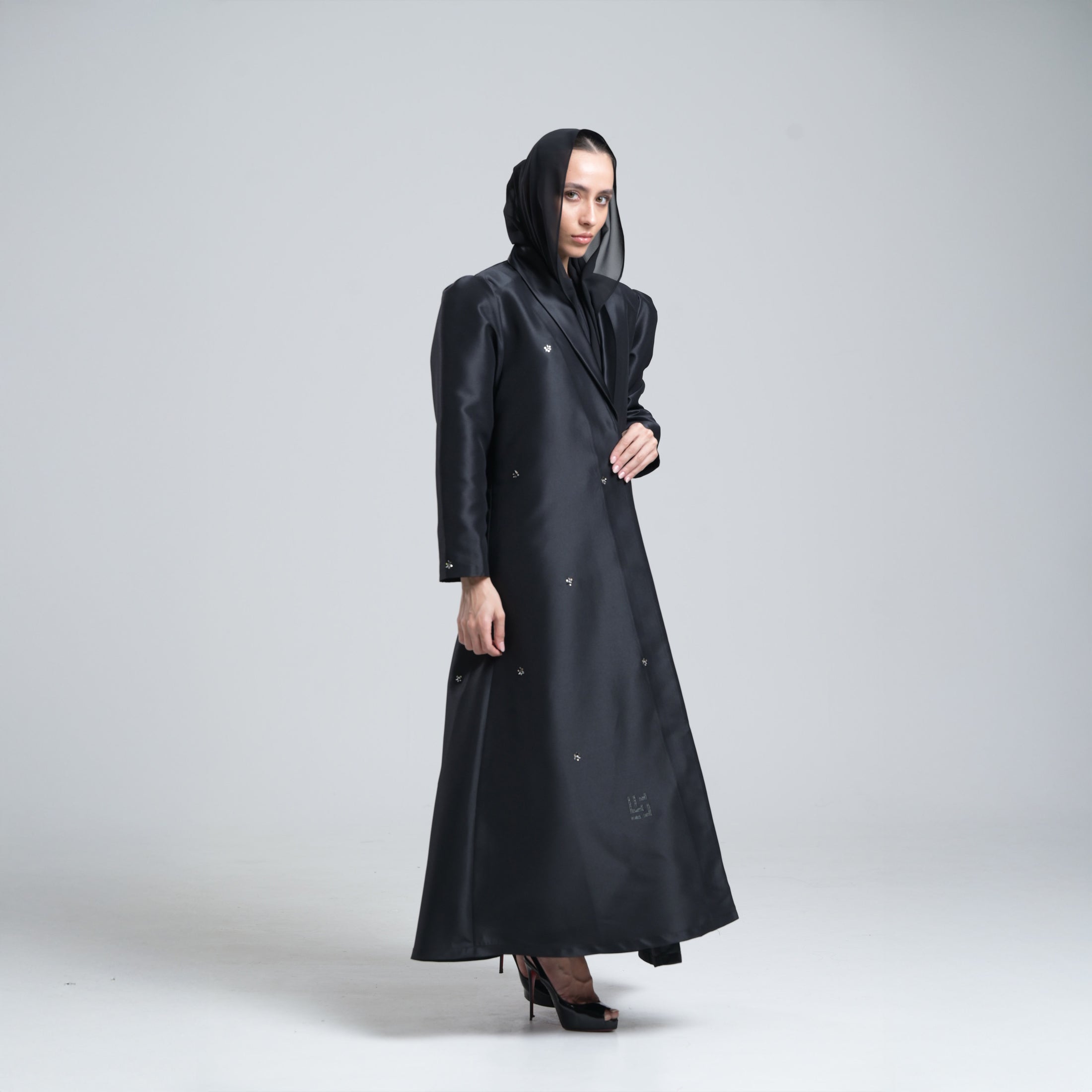 Black Kianna Abaya