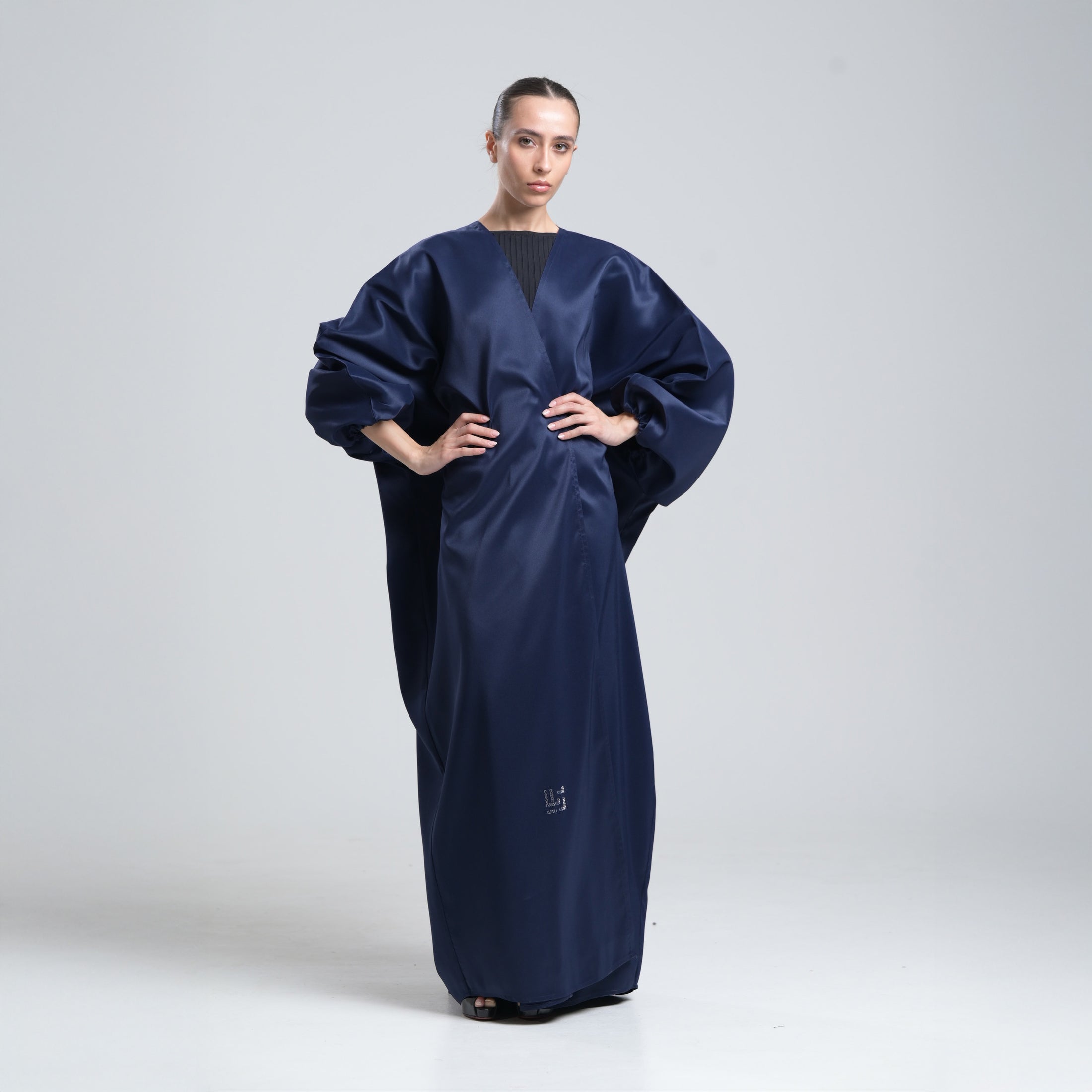 Navy Rodah Abaya